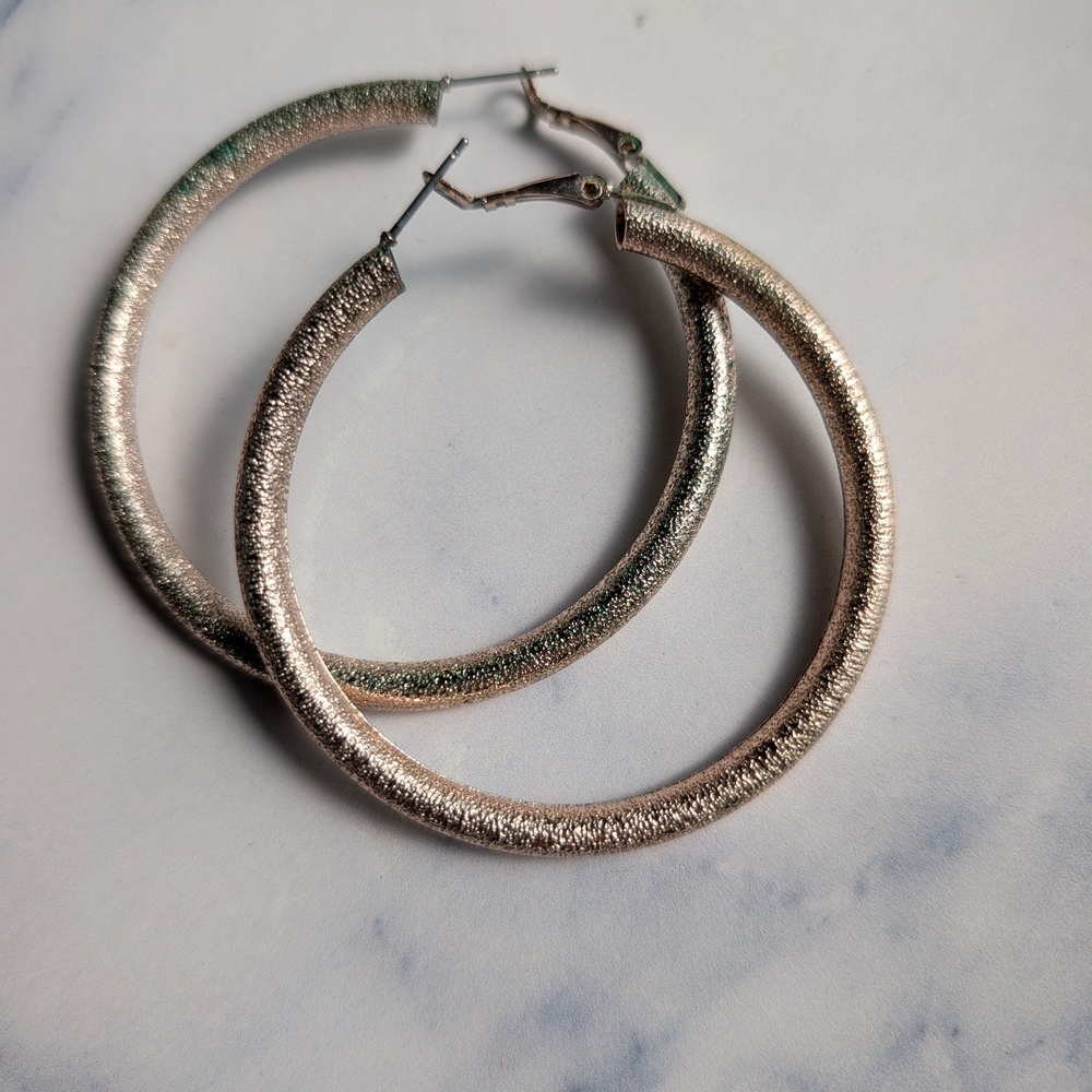 Elegant Silver Hoop Earrings